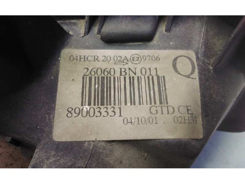 Recambio de faro izquierdo para nissan almera (n16/e) acenta referencia OEM IAM 89003331  