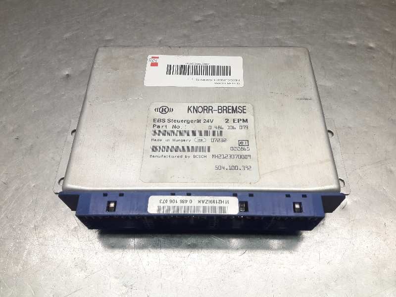 Recambio de centralita ebs para iveco cursor at260s35y ps referencia OEM IAM 504100392 391 0486106073
