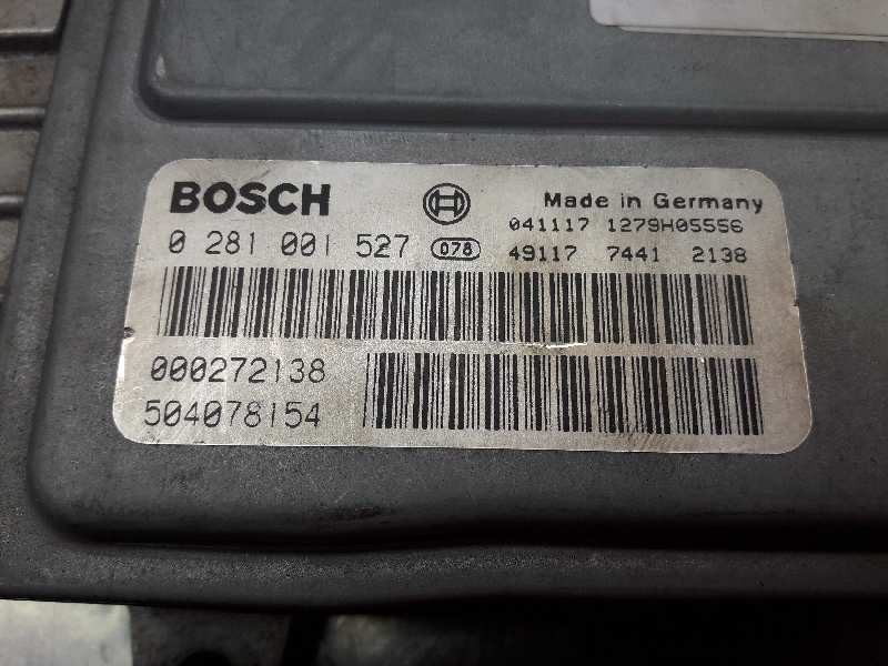 Recambio de centralita motor uce para iveco stralis 430 referencia OEM IAM 0281001527 380 504078154