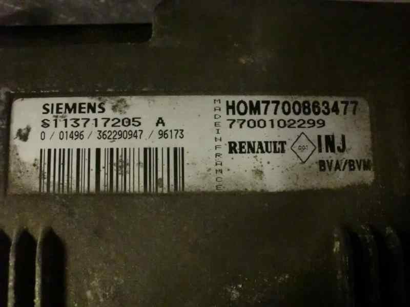 Recambio de centralita motor uce para renault laguna (b56) 2.0 referencia OEM IAM S113717205A 205 114791