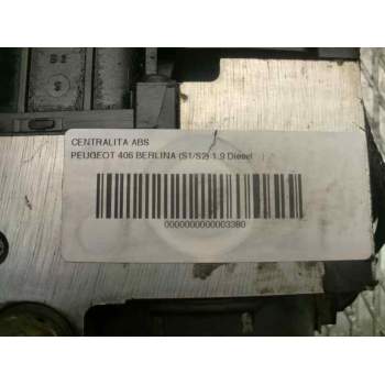 Recambio de centralita abs para peugeot 406 berlina (s1/s2) 1.9 diesel referencia OEM IAM   102309