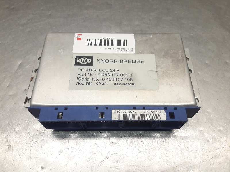 Recambio de centralita abs para iveco cursor at260s35y ps referencia OEM IAM 504100391 390 486107031