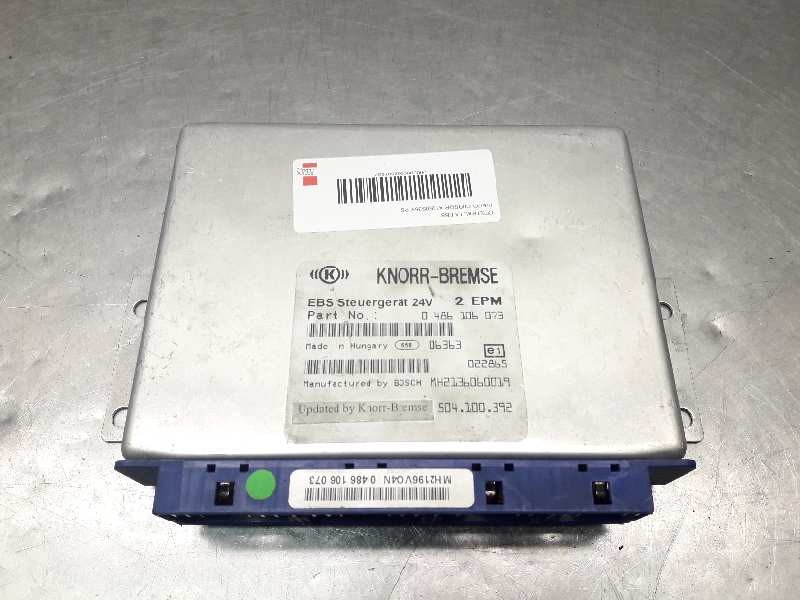 Recambio de centralita ebs para iveco cursor at260s35y ps referencia OEM IAM 504100392 388 0486106073
