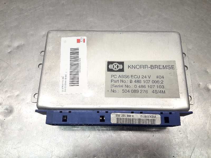 Recambio de centralita abs para iveco stralis 430 referencia OEM IAM 504089276 388 486107006