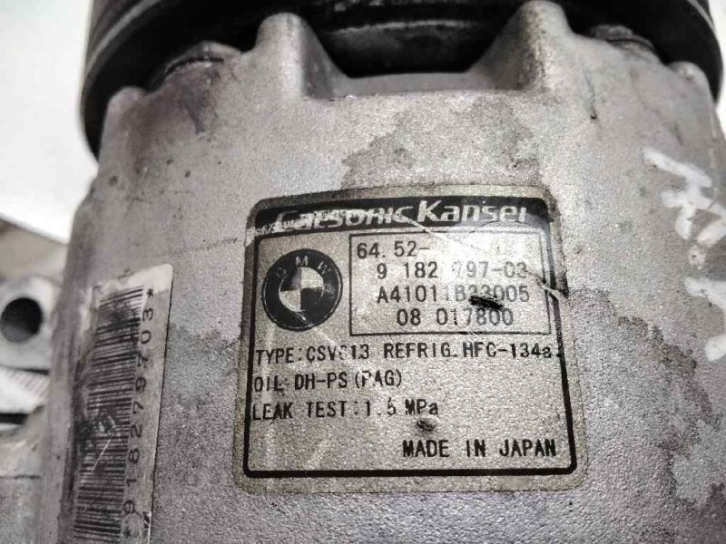 Recambio de compresor aire acondicionado para bmw x3 (e83) 2.0 turbodiesel cat referencia OEM IAM A41011B33005 08017800 