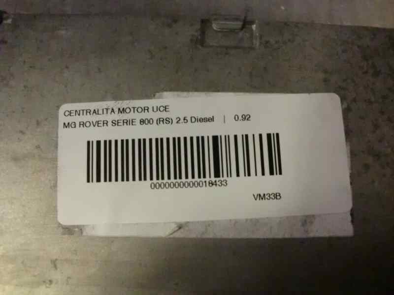 Recambio de centralita motor uce para mg rover serie 800 (rs) 2.5 diesel referencia OEM IAM 0281001417 124 114948