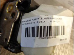 Recambio de cerradura puerta delantera izquierda para fiat doblo (119) 1.9 d elx referencia OEM IAM 0051843471   2
