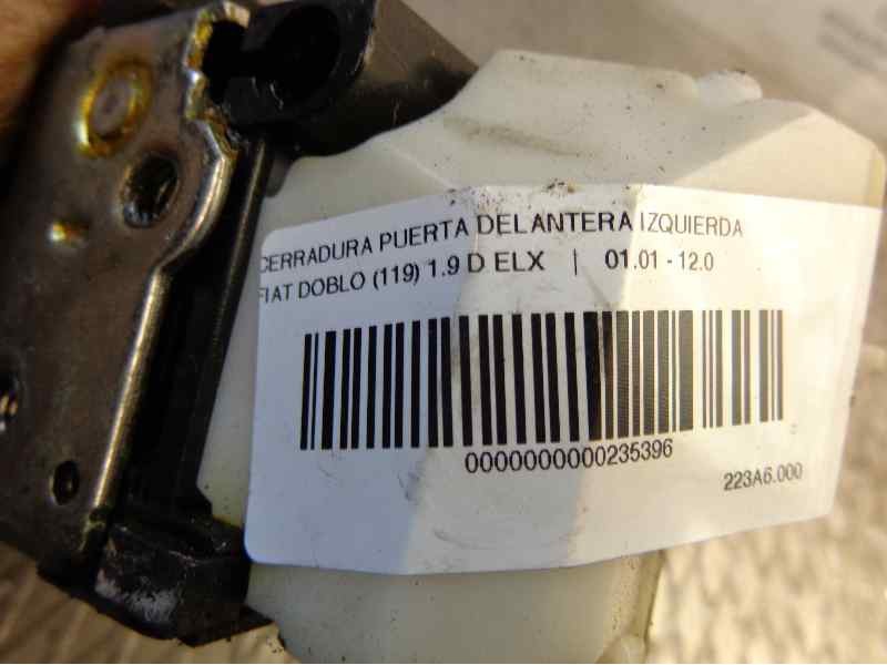 Recambio de cerradura puerta delantera izquierda para fiat doblo (119) 1.9 d elx referencia OEM IAM 0051843471  