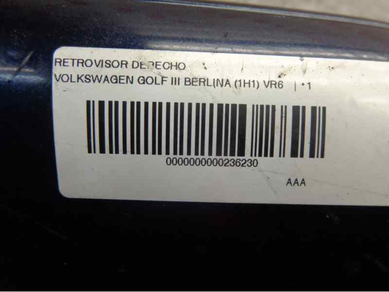 Recambio de retrovisor derecho para volkswagen golf iii berlina (1h1) 2.8 vr6 referencia OEM IAM   