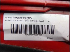 Recambio de piloto trasero central para renault safrane (b54) 2.2 dt (b54g) referencia OEM IAM    2