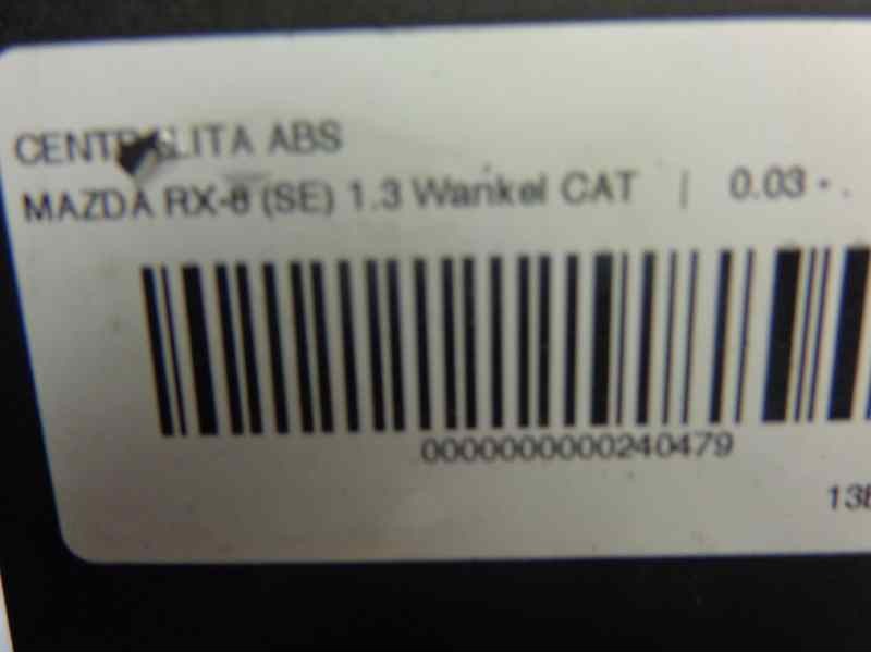 Recambio de centralita abs para mazda rx-8 (se) 1.3 wankel cat referencia OEM IAM 265950107  