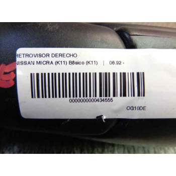 Recambio de retrovisor derecho para nissan micra (k11) básico (k11) referencia OEM IAM   