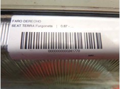 Recambio de faro derecho para seat terra furgoneta referencia OEM IAM    2