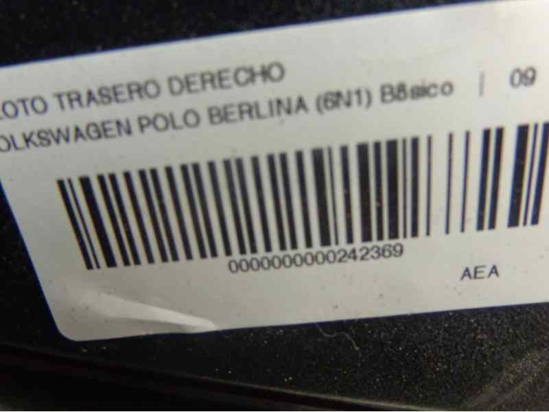 Recambio de piloto trasero derecho para volkswagen polo berlina (6n1) básico referencia OEM IAM 6N0945096  