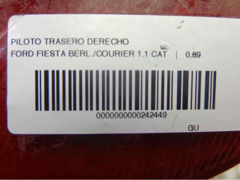 Recambio de piloto trasero derecho para ford fiesta berl./courier 1.1 cat referencia OEM IAM   