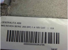 Recambio de centralita abs para mg rover serie 200 (rf) 214 si (5-ptas.) referencia OEM IAM    2