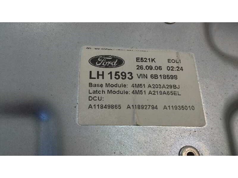 Recambio de elevalunas delantero izquierdo para ford focus berlina (cap) ambiente (d) referencia OEM IAM 1738645  