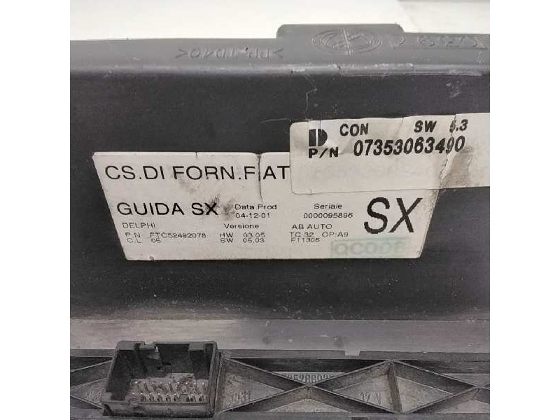 Recambio de mando climatizador para alfa romeo 147 (190) 2.0 16v cat referencia OEM IAM FTC52492078  