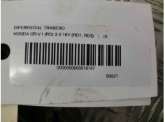 Recambio de diferencial trasero para honda cr-v (rd1/3) 2.0 16v cat referencia OEM IAM 7107381  115463 2