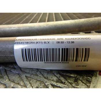Recambio de condensador / radiador aire acondicionado para nissan micra (k11) slx referencia OEM IAM   