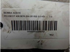 Recambio de bomba aceite para peugeot 406 berlina (s1/s2) 2.0 hdi referencia OEM IAM    2