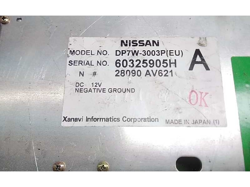 Recambio de pantalla multifuncion para nissan primera berlina (p12) 1.8 16v cat referencia OEM IAM DP7W3003P 60325905H 115549