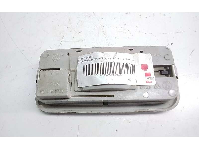 Recambio de luz interior para volkswagen polo berlina (6n1) air referencia OEM IAM 6N0947105E  