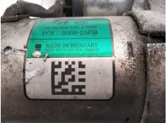 Recambio de motor arranque para hyundai i30 (gd) tecno referencia OEM IAM 261002A670   2