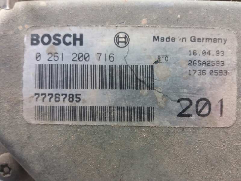 Recambio de centralita motor uce para lancia y10 1.1 cat referencia OEM IAM 0261200716 BOSCH 