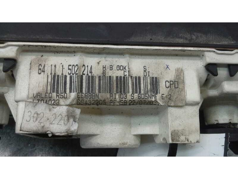 Recambio de mando calefaccion / aire acondicionado para bmw mini (r50,r53) referencia OEM IAM   