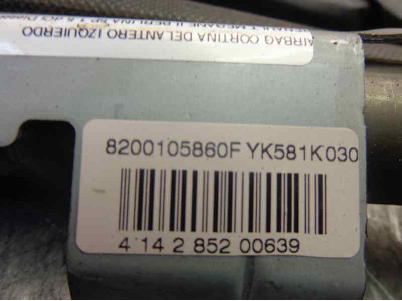 Recambio de airbag cortina delantero izquierdo para renault megane ii berlina 5p 1.5 dci diesel referencia OEM IAM 8200432637  