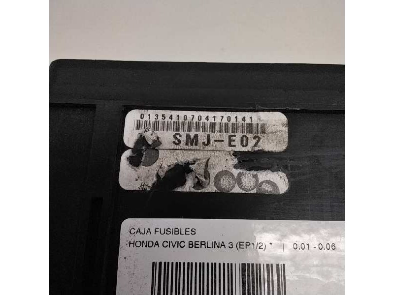Recambio de caja fusibles para honda civic berlina 3 (ep1/2) referencia OEM IAM 0135410704170141  115684