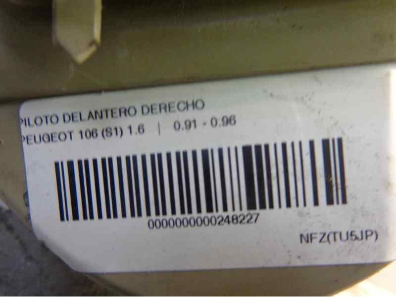 Recambio de piloto delantero derecho para peugeot 106 (s1) xs referencia OEM IAM 630321  