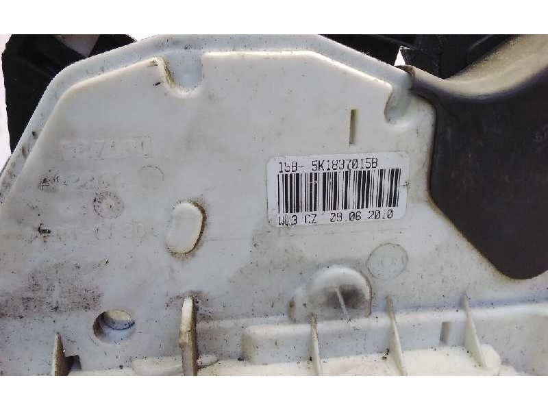 Recambio de cerradura puerta delantera izquierda para volkswagen polo (6r1) sport referencia OEM IAM 5K1837015B  