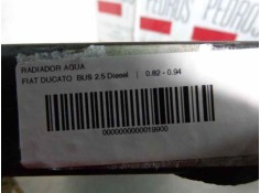 Recambio de radiador agua para fiat ducato bus 2.5 diesel referencia OEM IAM   116110 2