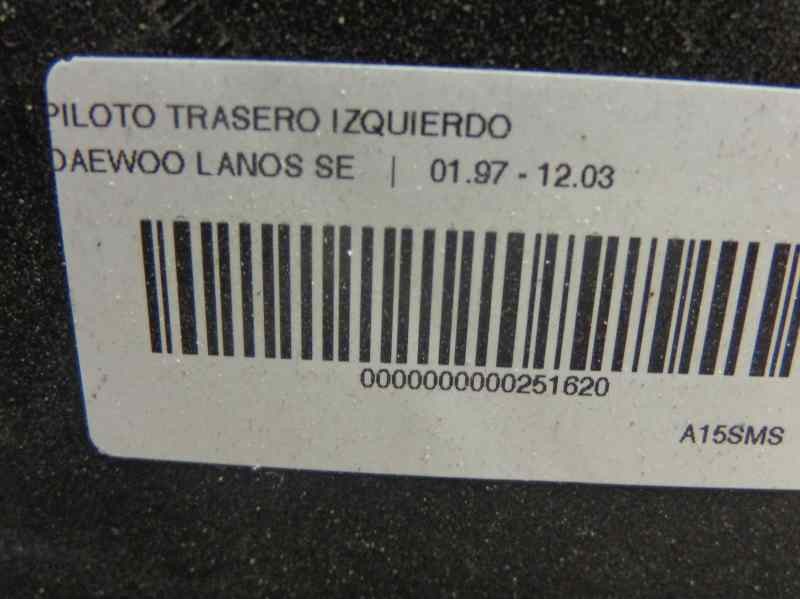 Recambio de piloto trasero izquierdo para daewoo lanos hurricane referencia OEM IAM 96275897  