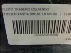 Recambio de piloto trasero izquierdo para citroen xantia break 1.8 16v sx referencia OEM IAM 6350K2   2