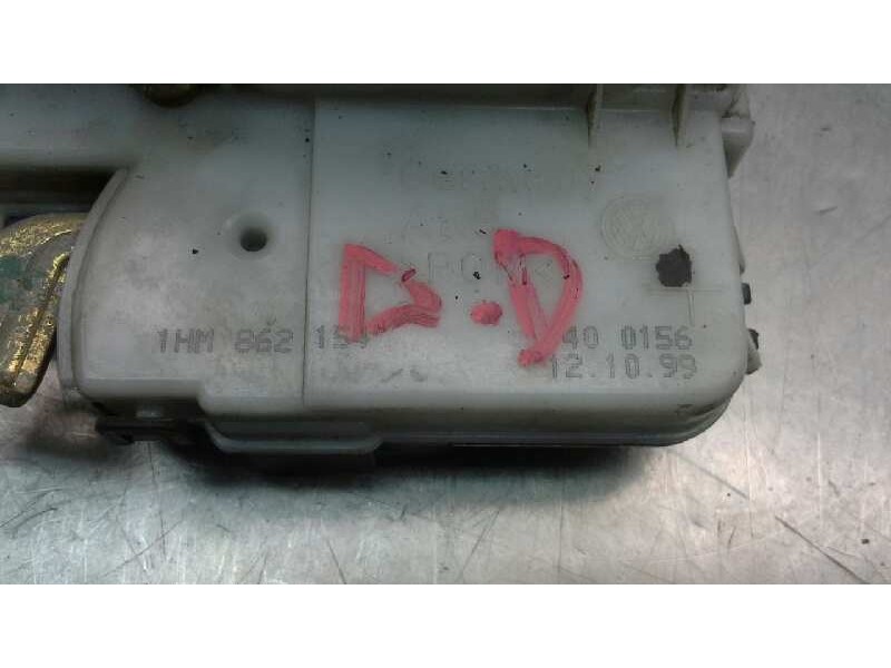Recambio de cerradura puerta delantera derecha para volkswagen polo berlina (6n2) trendline referencia OEM IAM   