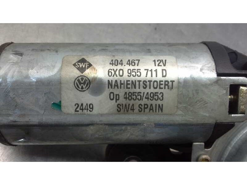 Recambio de motor limpia trasero para volkswagen polo berlina (6n2) trendline referencia OEM IAM 6X0955711D  