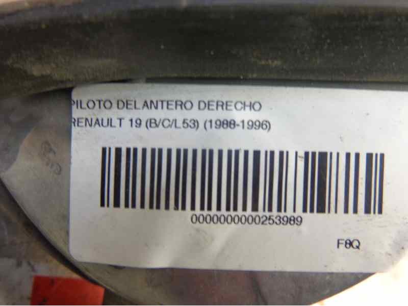 Recambio de piloto delantero derecho para renault 19 (b/c/l53) referencia OEM IAM   