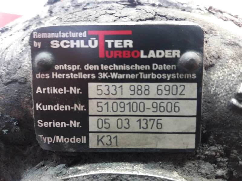 Recambio de turbocompresor para man fe 410 a referencia OEM IAM 53319886902  