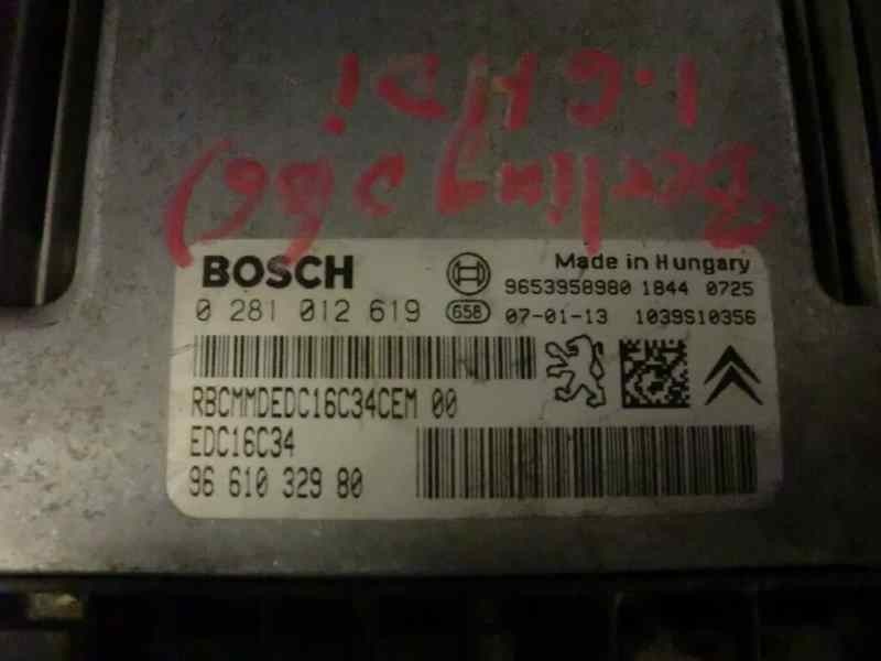 Recambio de centralita motor uce para citroen berlingo referencia OEM IAM 0281012619 339 116675