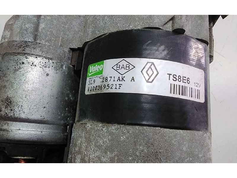 Recambio de motor arranque para renault twingo 1.2 16v referencia OEM IAM 8200369521F  