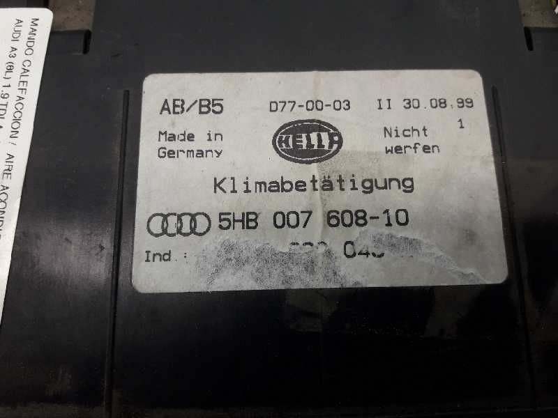 Recambio de mando calefaccion / aire acondicionado para audi a3 (8l) 1.9 tdi ambiente referencia OEM IAM 5HB00760810  
