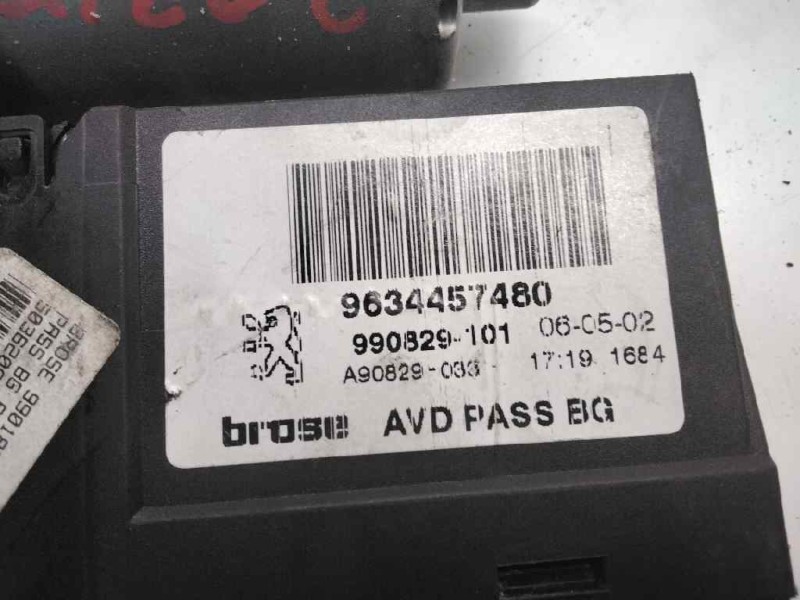 Recambio de motor elevalunas delantero derecho para peugeot 307 berlina (s2) referencia OEM IAM 9634457480  116691