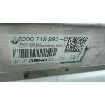 Recambio de enfriador de gases para renault trafic caja cerrada dci cat referencia OEM IAM 8200719993D  