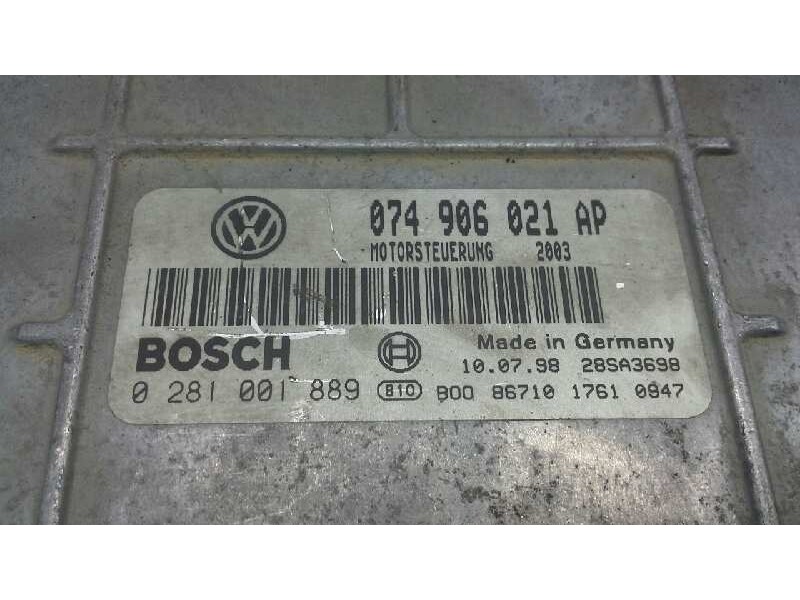 Recambio de centralita motor uce para volkswagen lt caja abierta (mod. 1997) lt 35 caja abierta referencia OEM IAM 0281001889 17