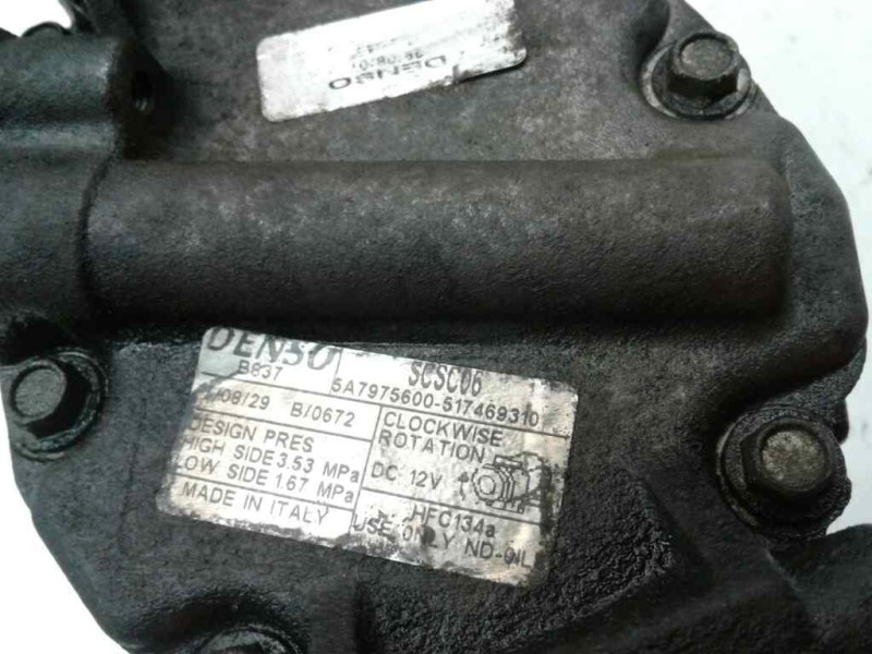 Recambio de compresor aire acondicionado para fiat doblo (119) 1.3 jtd cat referencia OEM IAM   