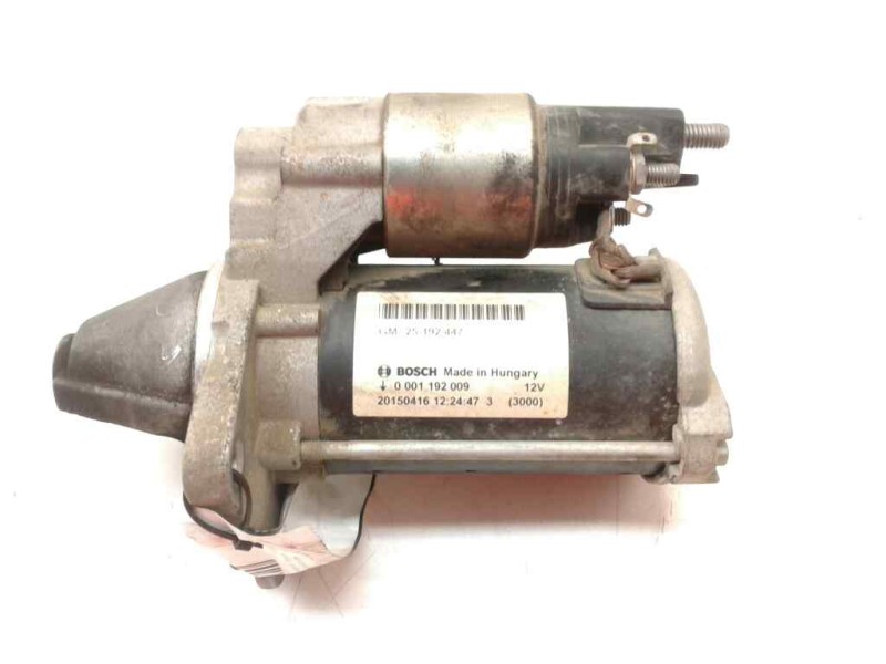 Recambio de motor arranque para opel corsa e 1.2 referencia OEM IAM GM25192447  