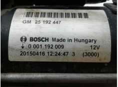 Recambio de motor arranque para opel corsa e 1.2 referencia OEM IAM GM25192447   2